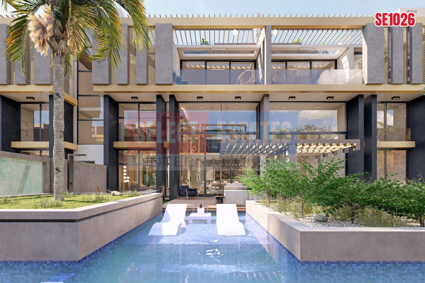 İskele'de Modern Bahçeli Loft Daire