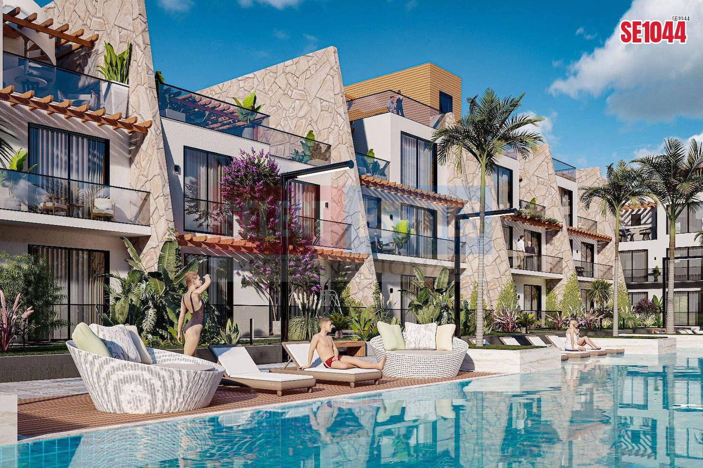 Proje Aşamasında Penthouse, İskele, Bahçeler, Satılık Kuzey Kıbrıs Emlakları
