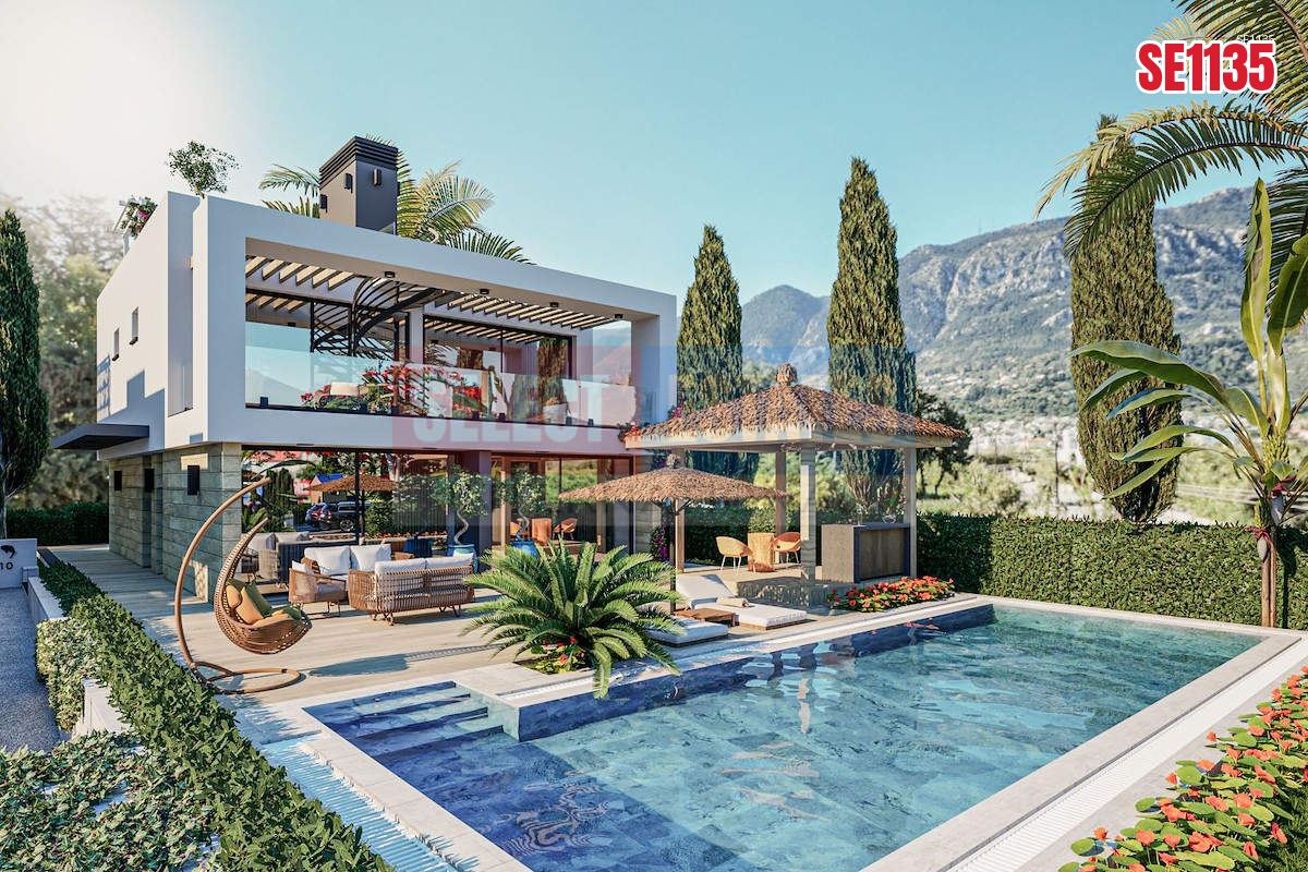 Lapta'da Deniz Manzaralı Lüks Villa