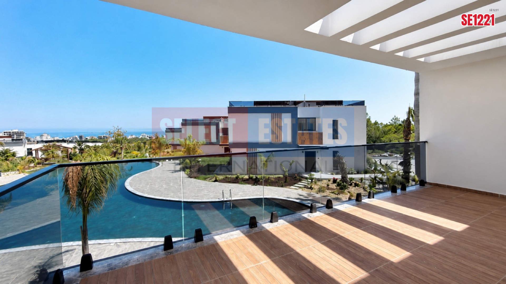 Luxury  Furnished Villa with Sea View in Zeytinlik