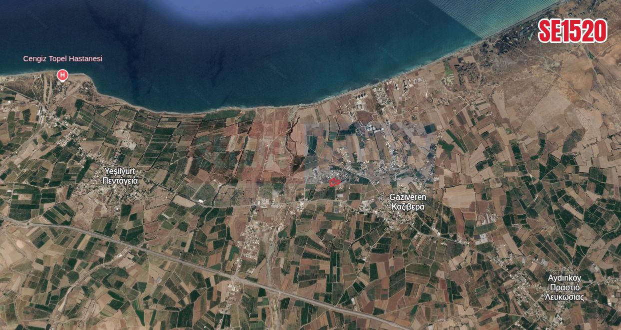 Deniz Manzaralı Konut Arsası, Gaziveren, Kuzey Kıbrıs Satılık Emlaklar