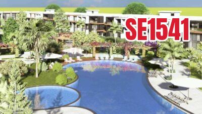 Denize çok yakın Long Beachte Grand Sapphire Otel yanında 13 m2 özel bahçesi olan 2026 sonu teslim studio daire