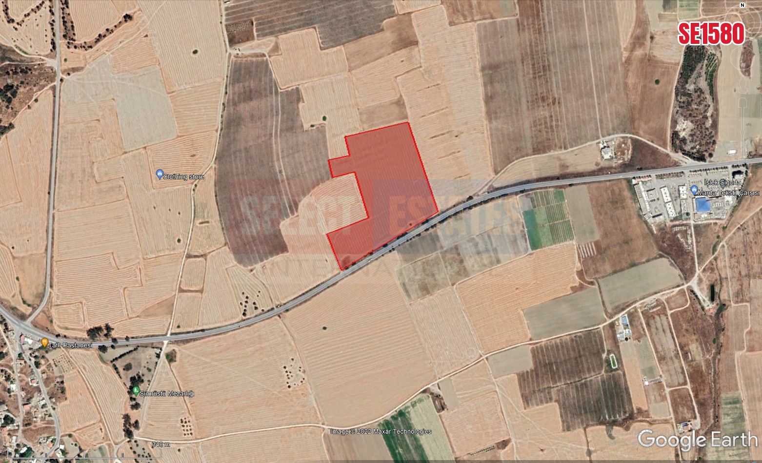Large Residential Plot, Sinirustu, North Cyprus Properties for Sale