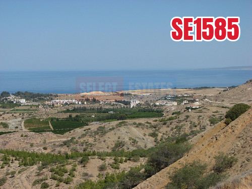Geniş Deniz Manzaralı Arazi, Lefke, Kuzey Kıbrıs Satılık Emlaklar