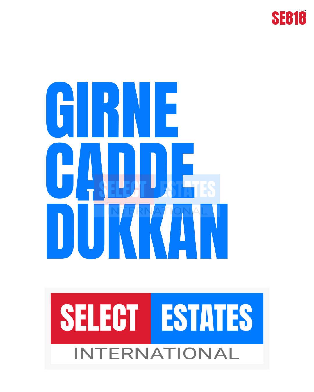 Ana Caddede Dükkan