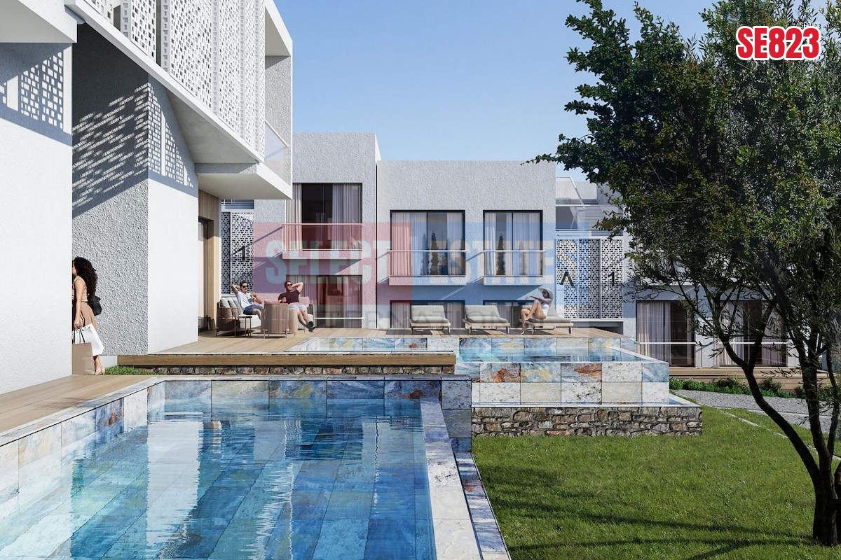 Garden Floor with Sea View in Karşıyaka
