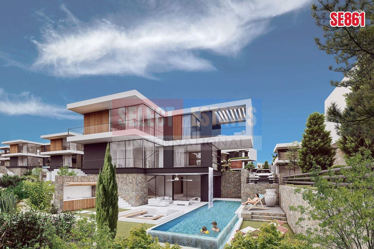 Çatalköy'de Deniz Manzaralı Lüks Villa