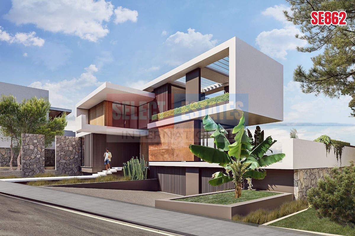 Çatalköy'de Deniz Manzaralı Lüks Villa