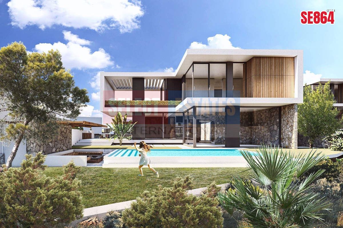 Çatalköy'de Deniz Manzaralı Lüks Villa