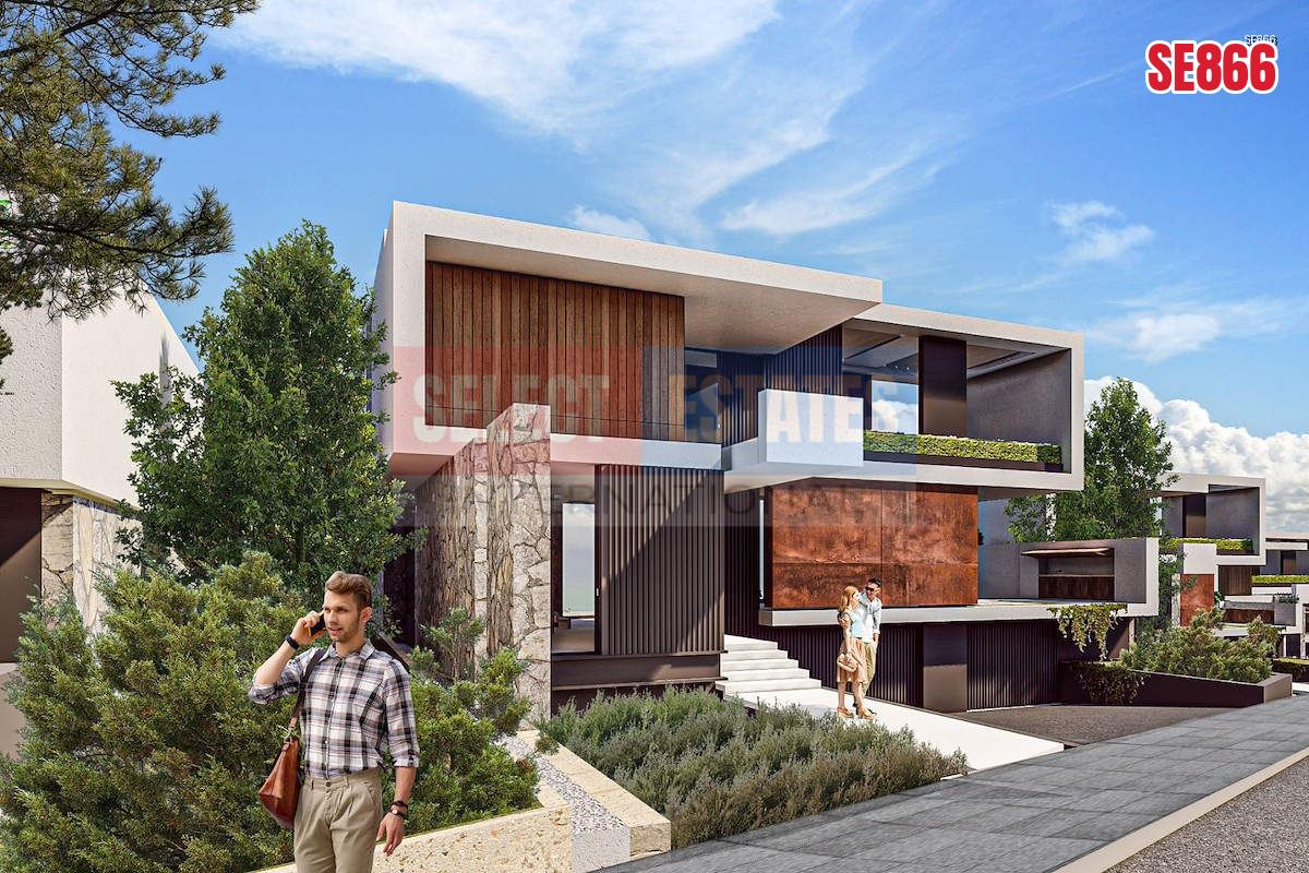 Çatalköy'de Deniz Manzaralı Lüks Villa