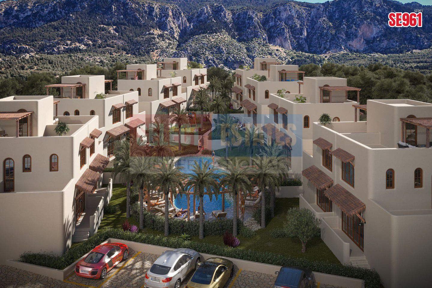 Lapta'da Deniz Manzaralı Villalar
