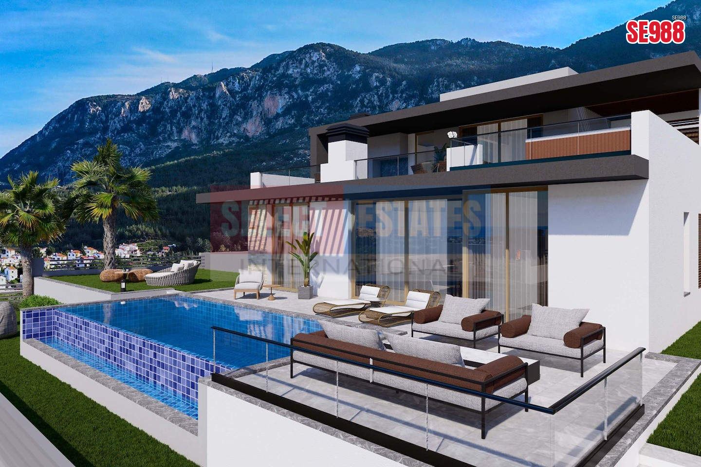 Girne Lapta'da Lüks Villa